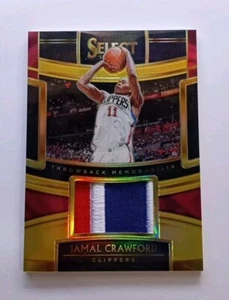 Parche Panini Select Throwback Jamal Crawford Clippers Gold Prizm 2018-19 09/10 - Imagen 1 de 2