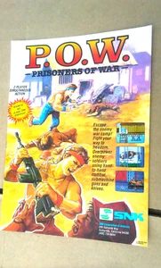 P.O.W. SNK VOLANTINO PUBBLICITARIO VINTAGE 8x11-L@@K! - Foto 1 di 1