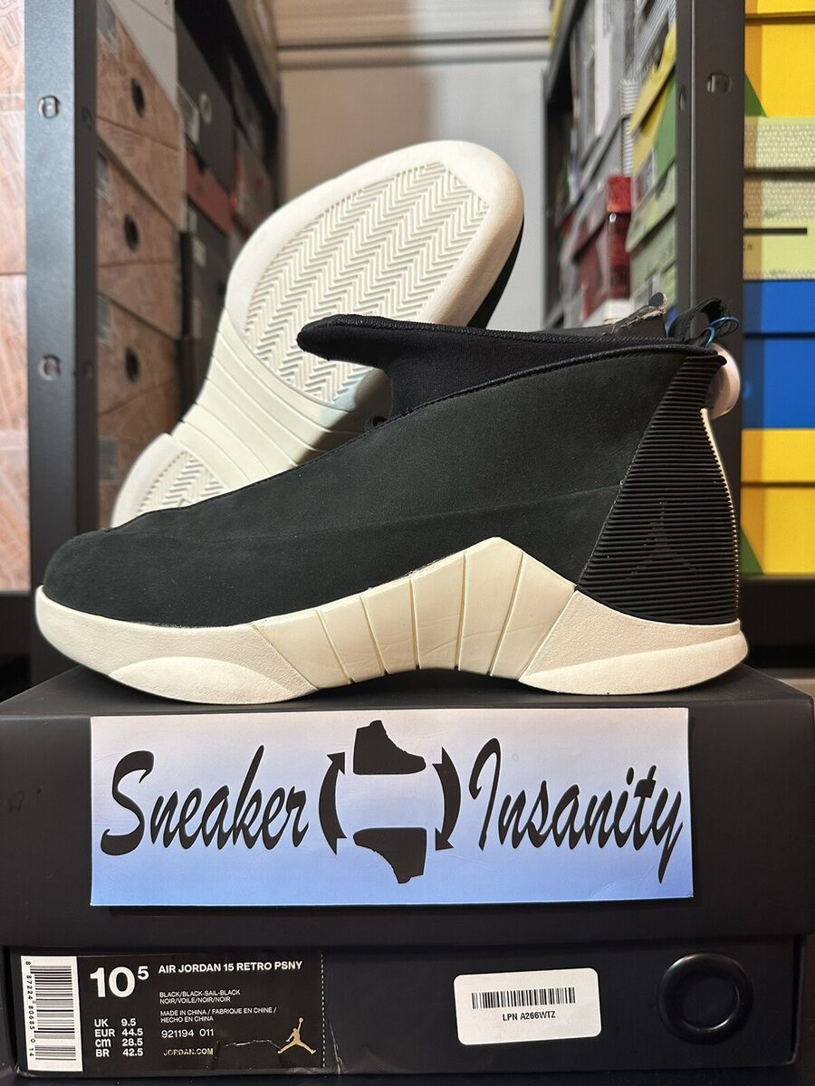 PSNY x Air Jordan 15 Retro Black Suede for Sale PSNY x Air Jordan 15 Retro Black Suede for Sale