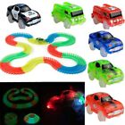 LED Lights Glowing Track Toy Car Magical Track Assembly  Boys&Girls