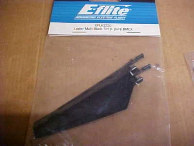 E-FLITE EFLH2220 = LOWER MAIN BLADE SET, BLACK. : BMCX (NEW) - Image 1 of 2