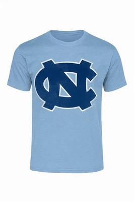 University T Men's North Carolina Tar Heels Distressed Primary Logo T-Shirt - Image 1 of 2