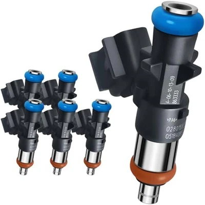 Fuel Injectors 0280158233 Replacement for Jeep Wrangler 3.6L 2011–2019 Foto 1 de 4