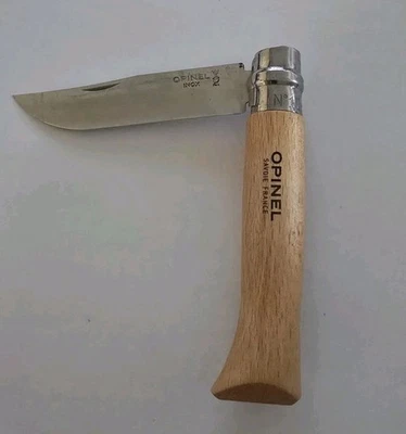 Opinel INOX Nº Cuchillo de bloqueo de sacacorchos 10 hecho en Francia Foto 1 de 4