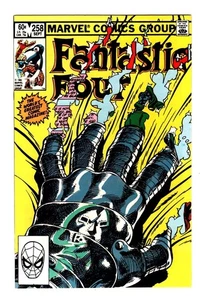 FANTASTIC FOUR 258 (VF/NM 9.0) DIRECT JOHN BYRNE COVER WITH DOCTOR DOOM* - Picture 1 of 2