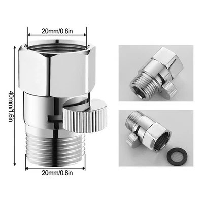 Water Flow Control Valve for Showers Adjustable and Reliable Water Flow - Image 1 of 4