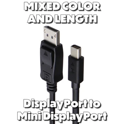 Generic & Mixed DisplayPort to Mini DisplayPort Audio/Video Cables - Mixed Style - Image 1 of 2