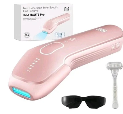 INIA HAUTE Pro IPL Hair Removal with Ice-Cooling Care for Men and Women - PINK! - Image 1 of 4