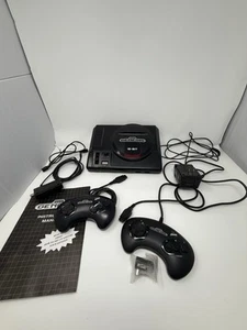 Sega Genesis 1 Console System - Black - 2 Controllers - Working - Picture 1 of 2