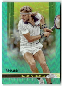 Topps Chrome 2024 Tennis No. 115 Bjorn Borg Aqua Refractor 384/399 - Bild 1 von 2