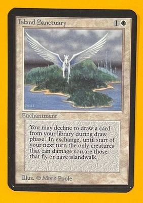 MTG ISLAND SANCTUARY Alpha (OldManMTG 012-300) - Image 1 of 4