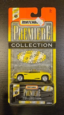 Matchbox Premier Collection Corvette Stingray III (Yellow) - Image 1 of 4