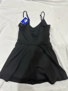 JoyLab schwarzes Active Kleid mit integrierten Shorts Damengröße S neu mit Etikett - Bild 1 von 7
