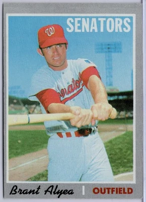 1970 Topps #303 Brant Alyea in EX Condition Senators - Image 1 of 2