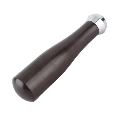 Coffee Portafilter Handle Comfortable Grip Burr Free Black Rosewood Durable - Image 1 of 4