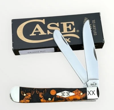 Case xx Knives Persimmon Bone Rut Trapper - Image 1 of 2