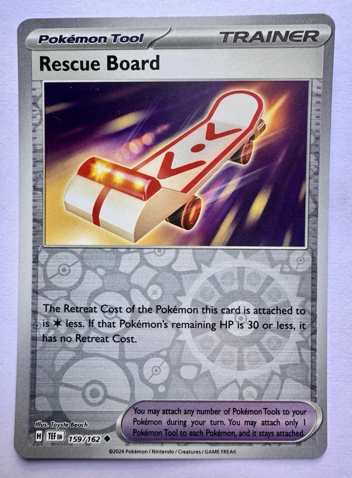 Rescue Board 159/162 Sv05: Temporal Forces Reverse Holo - Image 1 of 1
