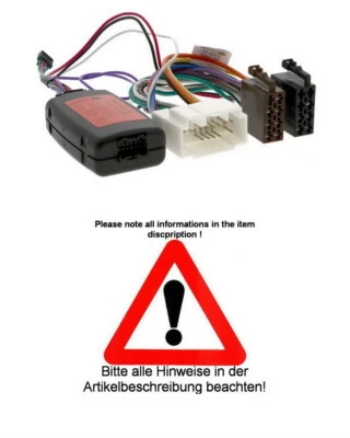 CHP 40264 Auto Radio Adapter Lenkrad Tasten Adapter Kabel Stecker ISO für Honda - Bild 1 von 3