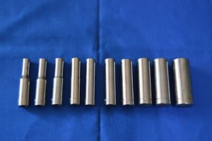 Craftsman 10 PC 1/4" Dr G1 USA SAE 6 PT Deep Socket Set 3/16-9/16 808 - Picture 1 of 2