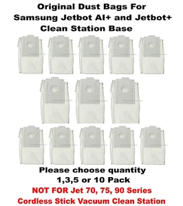 New Original SAMSUNG VCA-RDB95 Dust Bags For Jet Bot +, AI + Robot Clean Station - Picture 1 of 6