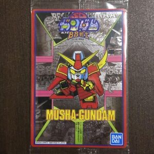 Musha Gundam Warrior Plastic Model Package Card Gundam