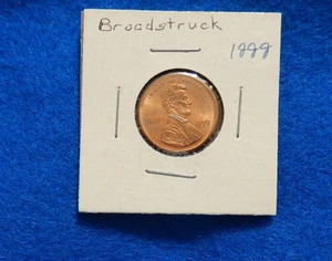 BROADSTRIKE BEAUTY 1999 MINT ERROR Lincoln Penny/Cent, Uncirculated coin💎 - Bild 1 von 2