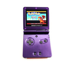Nintendo Game Boy Advance SP GBA PURPLE SP System IPS LCD Backlight BUTTONS