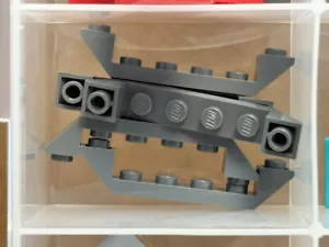 LEGO Parts - Pendiente Gris Azulado Oscuro, Invertido 45 6 x 1 Doble - No 52501 - Cantidad 5 - Imagen 1 de 1