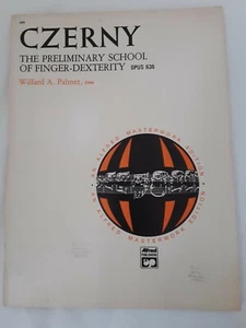 VNTG Czerny: Preliminary School of Finger-Dexterity Palmer, Ed. Good Free Ship - Picture 1 of 6