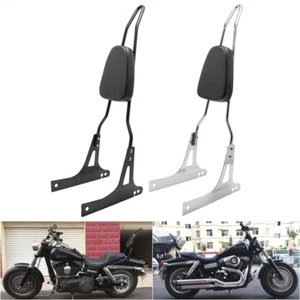 Backrest Sissy Bar For Harley Dyna Street Bob Wide Glide Low Rider Super Glide - Picture 1 of 16