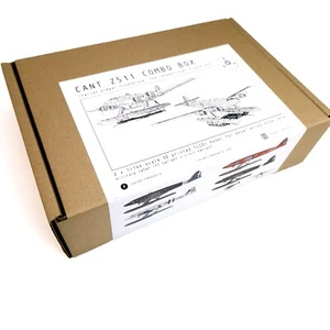 Cant Z511 Combo box, scale 1/144, 2 x Unassembled 3D printed model kits - Picture 1 of 24