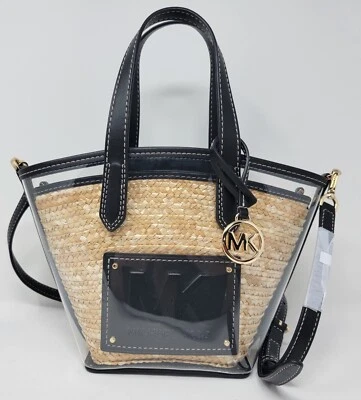 Michael Kors Kimber Black Small 2-in-1 Zip Tote Messenger 35T2G7KT5W - Image 1 of 4