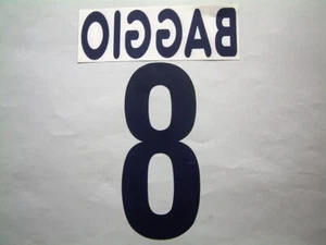 BAGGIO NOME+NUMERO UFFICIALE PARMA AWAY 1998-1999 Lotto Sublimatico - Foto 1 di 1