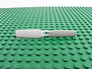 LEGO Antiguo Lt Gris Hélice 2 Hojas 9 Diámetro 7cm Helicóptero Avión Cola #2952 - Imagen 1 de 1