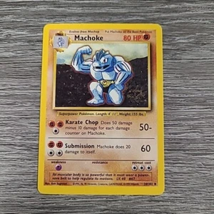 Pokemon TCG - Base Set - Machoke - 34/102 - Uncommon - Regular MP - Picture 1 of 2