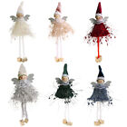 6 Pcs Plush Girl Hanging Leg Pendant Christmas Miniature Ornaments