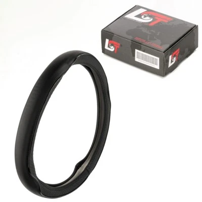 Lenkradschoner Lenkradbezug Hülle Ø 38x9 cm 15x3,5 Zoll Schwarz für VW Passat - Bild 1 von 4