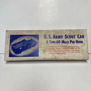 Mod-AC Mfg. Co US Army Scout Car Model Kit, Vintage, Wooden, 1/24 Scale - Picture 1 of 5