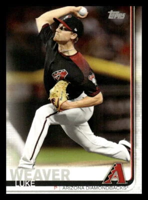 2019 Topps Update Mini Luke Weaver  Print Run: 291 US277 Arizona Diamondbacks - Image 1 of 2