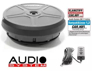 Audio System SW 11 ACTIVE 28cm Reserverad Subwoofer mit Mono Verstärker 200 Watt - Bild 1 von 12