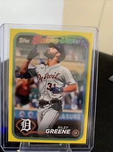 2024 Topps Serie 1 Riley Greene Frontera Amarilla Futuras Estrellas #274 Tigres - Imagen 1 de 2