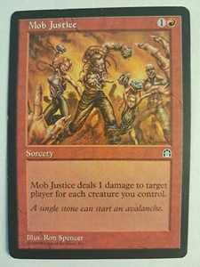 Mob Justice - Stronghold Magic MTG LP BULK DISCOUNT - Bild 1 von 1