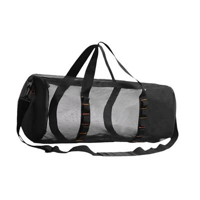 Sac de sport en maille, sacs d'équipement de plongée avec bandoulière, - Photo 1/2