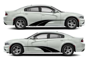 Speed Stripes Side Livery Air Release Vinyl Decal Kit #18 Fits Dodge Charger 201 - Picture 1 of 15