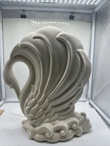 Vintage Art Pottery Studio MCM Swan Figurine Vase Large 11.5" No Chips Cracks - Picture 1 of 9