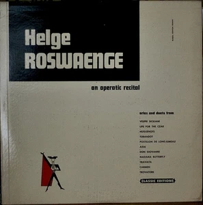 HELGA ROSWAENGE: An Operatic Recital-NM195?LP MONO? - Picture 1 of 1