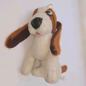 DE COLECCIÓN 12" Peluche Perro Beagle Basset Hound Carnaval Peluche Años 70 Etone - Imagen 1 de 24