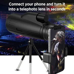 Small Monoculars High Powered Handheld Telescope w/ Tripod Bird Watching Camping - Picture 1 of 22