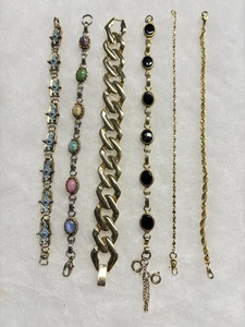 Estate Find Lot Of Bracelets X 6. - Picture 1 of 4
