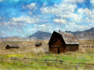 Farm Rustic Cattle Cowboy High Quality Canvas/Photo Paper PA80 - Picture 1 of 6